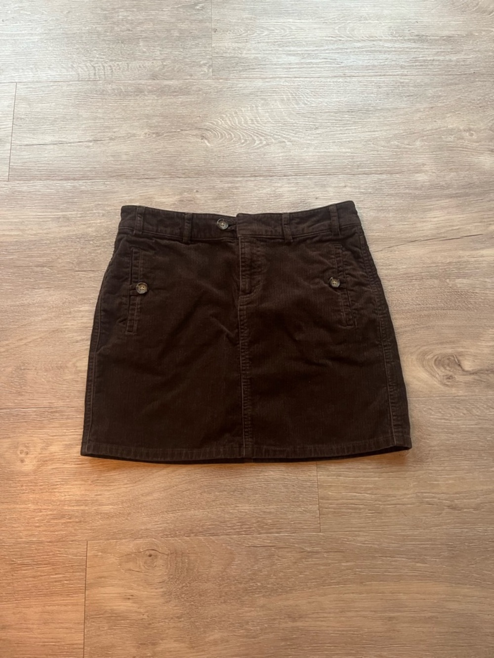 Banana Republic brown corduroy mini skirt